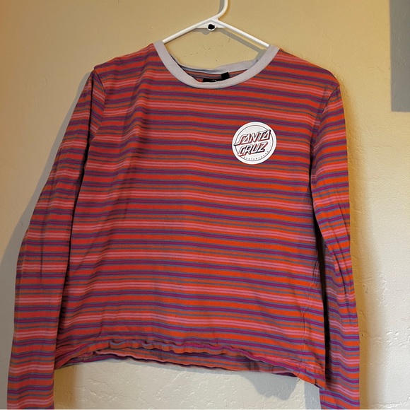Striped Santa Cruz Long Sleeve - Picture 1 of 3
